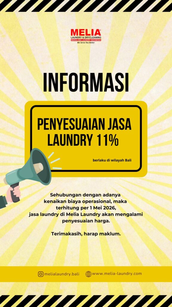 Penyesuaian Jasa Laundry 11%